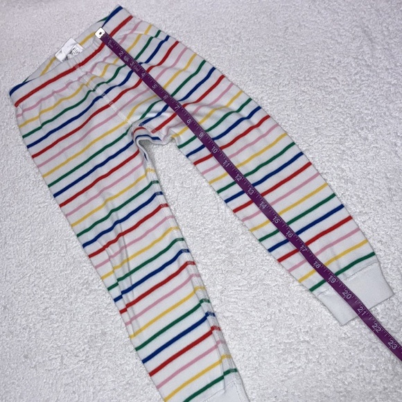 Hanna Andersson rainbow striped snug fit organic pajamas size 4 - Picture 6 of 10